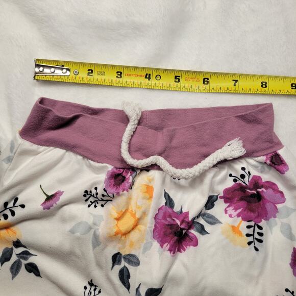 Sweater Pants Baby Girls 2T Toddler Hoodie Floral Purple Fall 2PC - Picture 9 of 12